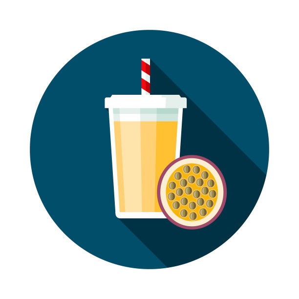 百香果奶昔图标图片下载