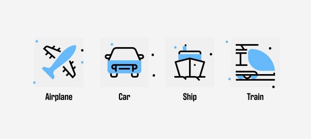 四图标包运输线路设置图片下载