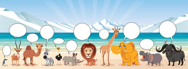 全球变暖和动物，冰川融化图片下载