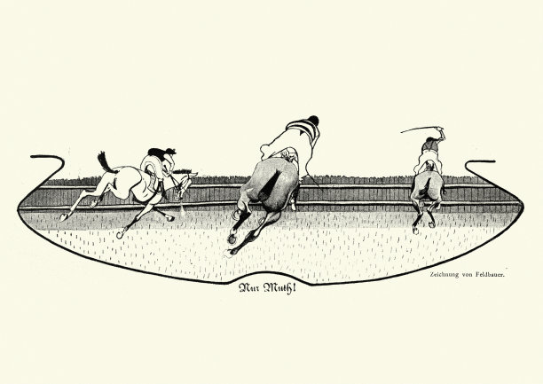 骑师和赛马沿着跑道疾驰，赛马图片下载