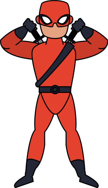 超级英雄漫画复古卡通图片下载