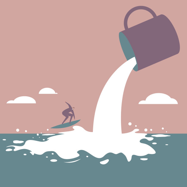 商人冲浪图片下载