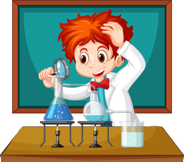 在实验室里使用科学工具的科学家图片下载