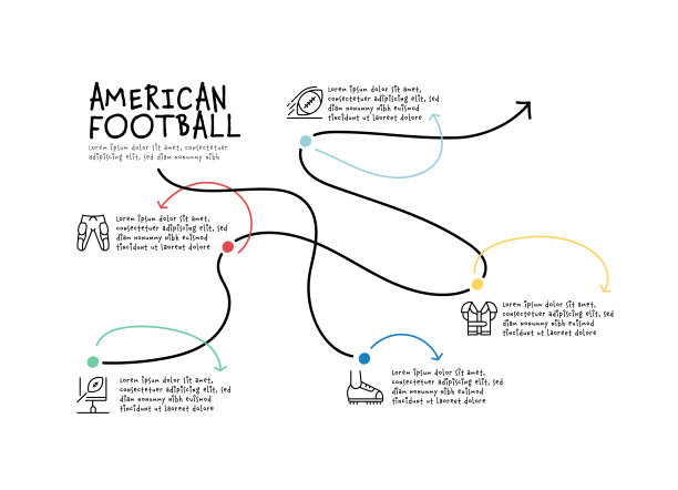 美式足球，球，头盔，赢家杯，目标，钉鞋图标图片下载