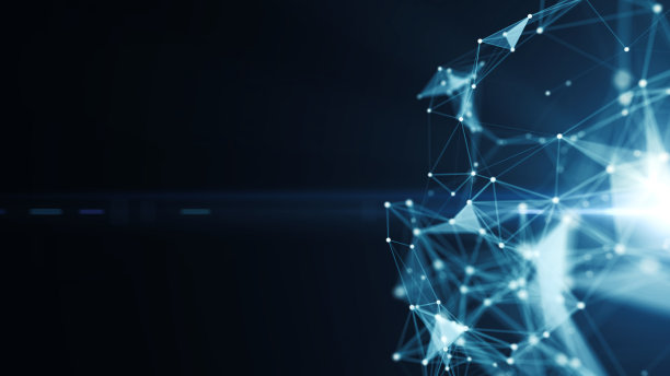 数字连接网络的未来背景与拷贝空间图片下载