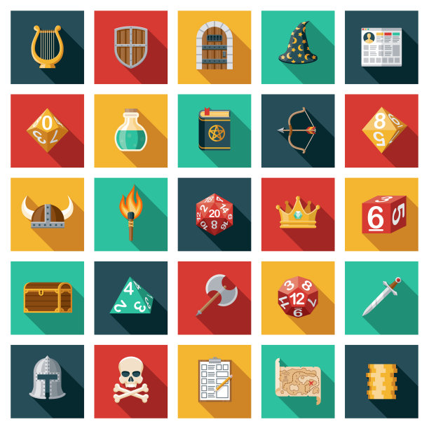 角色扮演游戏图标集图片下载