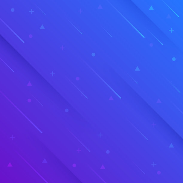抽象设计与几何形状-时尚的蓝色梯度图片下载