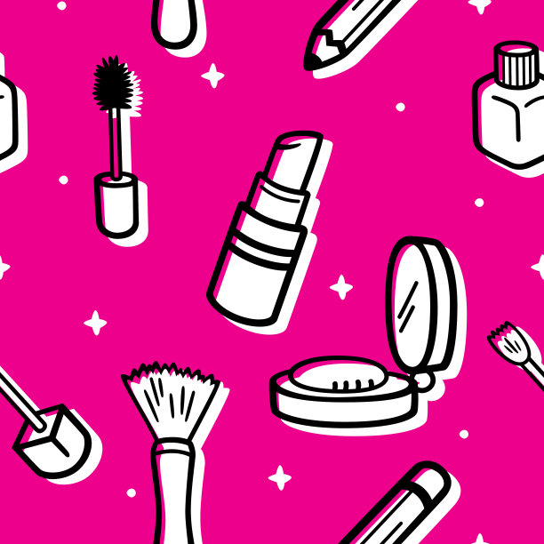 化妆涂鸦图案3图片下载