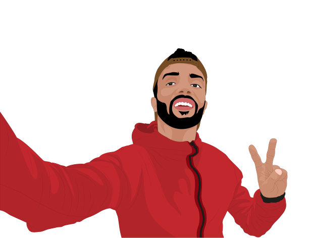 自拍一下。图片下载