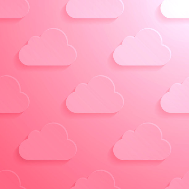 抽象的粉红色背景-云图案图片下载