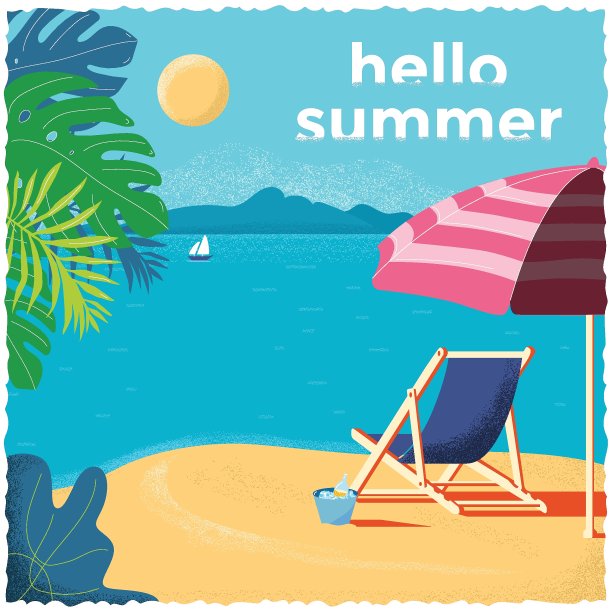 夏天的背景图片下载