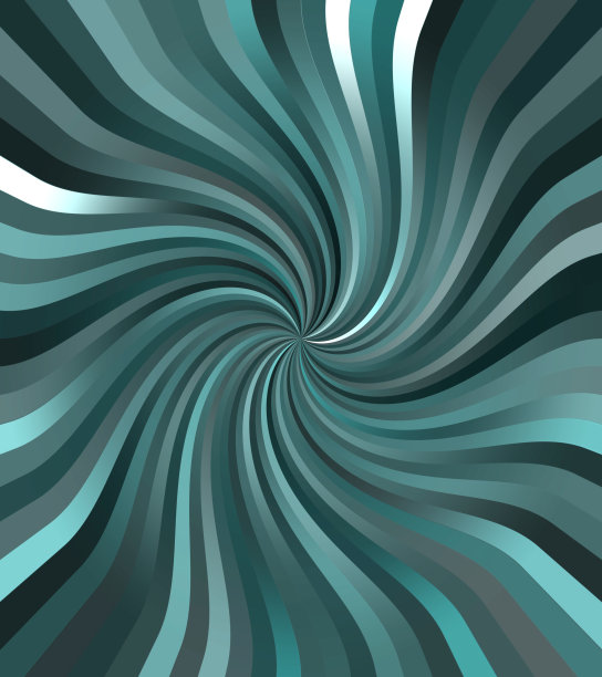 绿色扭曲线消失的漩涡图片下载