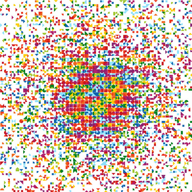 彩虹色抽象几何形状图案vol . 6 425图片下载