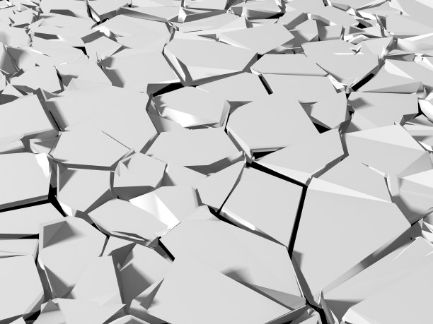 白色开裂的石墙背景图片下载