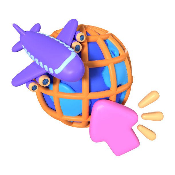 世界交付3D插图图标图片下载