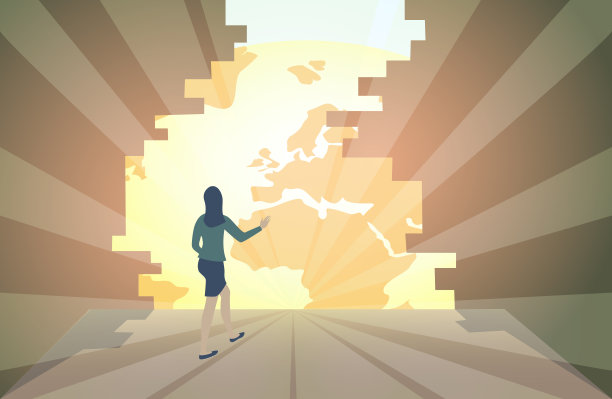 新的更美好的世界。图片下载