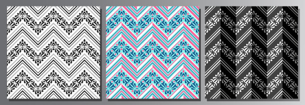 无缝模式的向量集图片下载