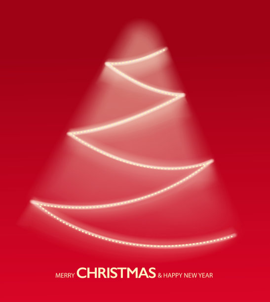 圣诞灯后图片下载