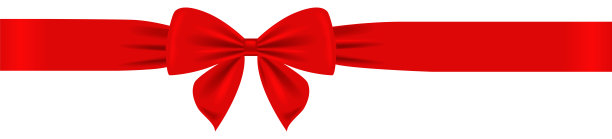 明亮的红色蝴蝶结图片下载