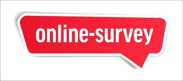 在线调查-讲话气泡，横幅，纸，标签模板。向量股票插图图片下载