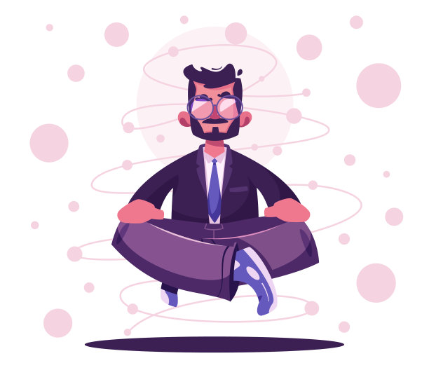 冥想对身心健康有益图片下载