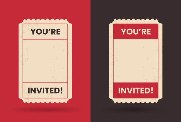 你被邀请的活动门票图片下载