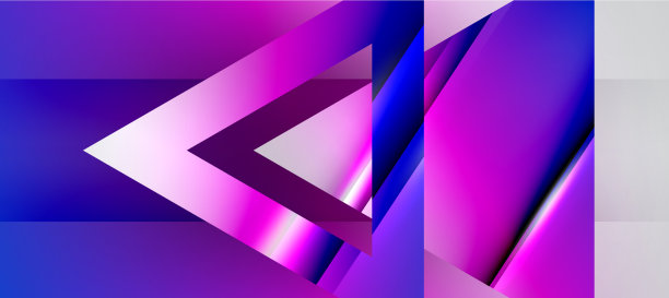 三角形抽象背景与闪亮和光泽图片下载