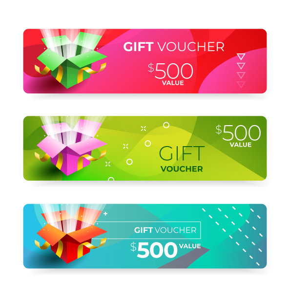 礼品券模板促销销售折扣图片下载