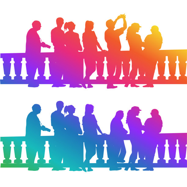 观景台彩虹组图片下载