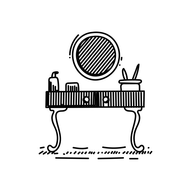 制作表线图标，草图设计，像素完美，可编辑的笔画。美。图片下载