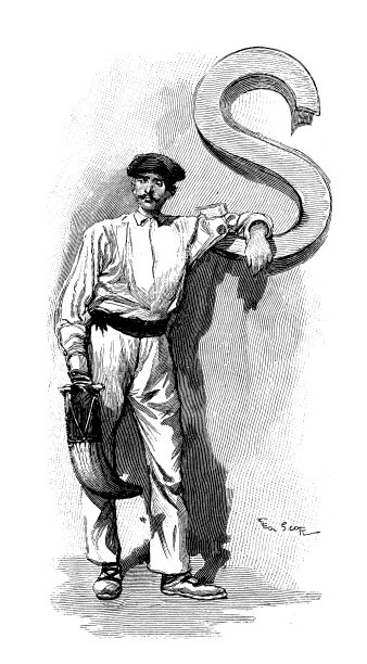 古董插图:巴斯克佩洛塔(回力球)玩家图片下载