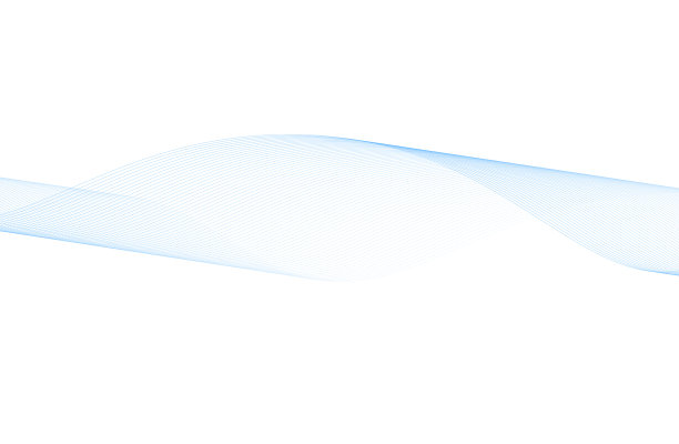 抽象的蓝绿色波浪图案设计元素图片下载