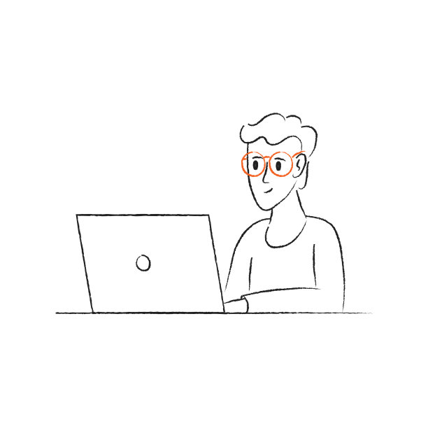 在家工作矢量插图在一个平坦的风格图片下载