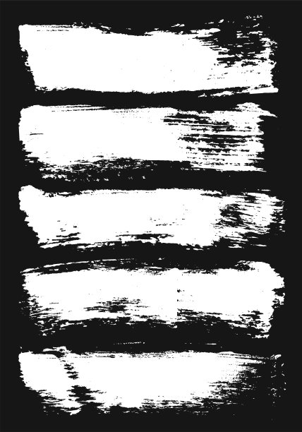 白色垃圾笔刷集图片下载