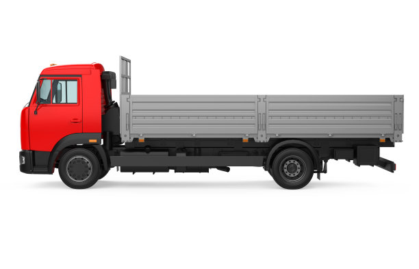 隔离平板卡车图片下载