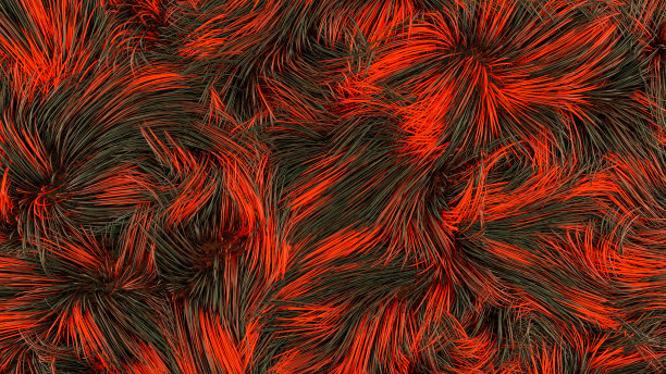 黑色和红色皮毛的抽象背景图片下载