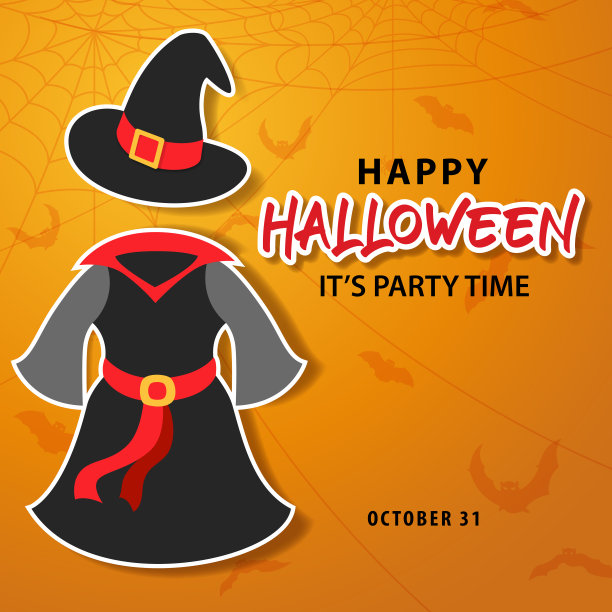 万圣节派对女巫服装图片下载