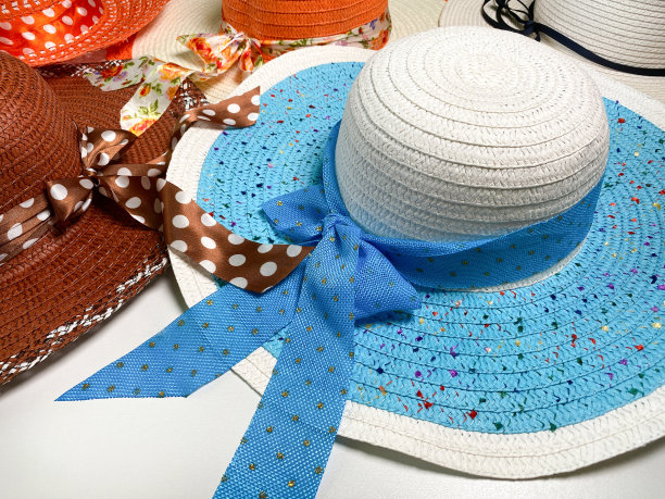 草帽收藏，女帽入库图片下载