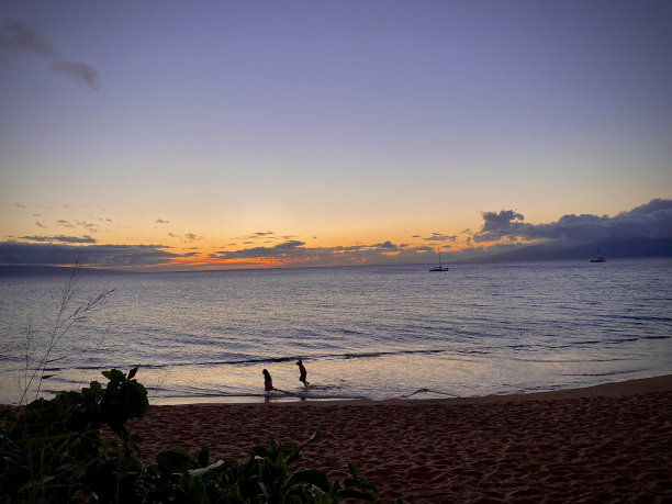 日落海滩图片下载