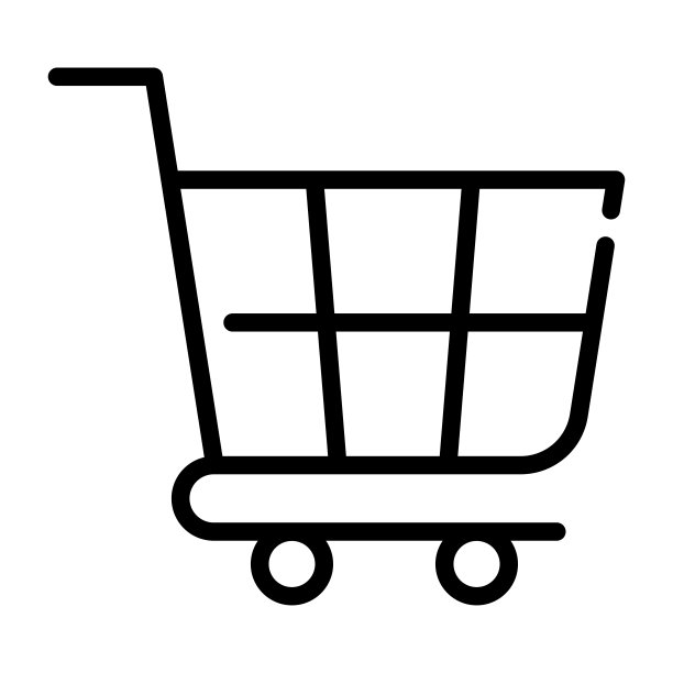 购物车图标超市手推车。图片下载