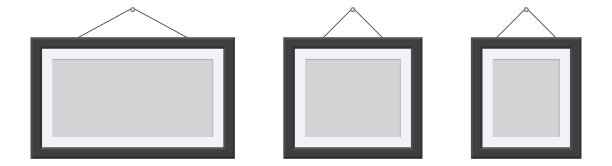 黑色图片框架矢量插图隔离在白色图片下载