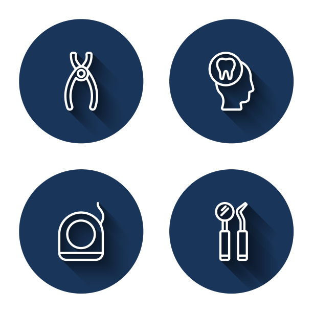 设置线牙钳牙线和牙线图片下载