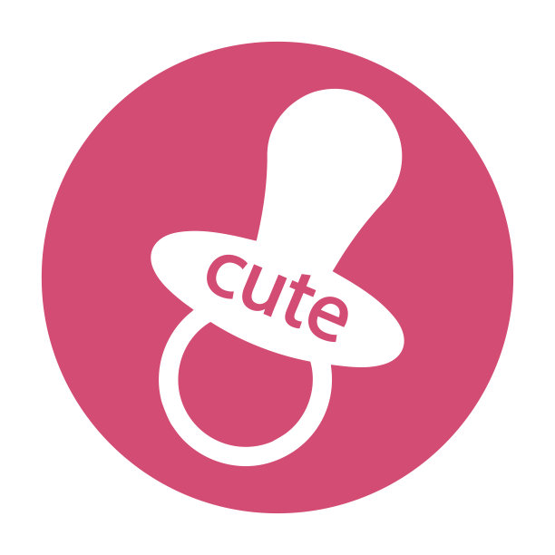 婴儿假乳头，安抚奶嘴，奶嘴贴纸图标图片下载