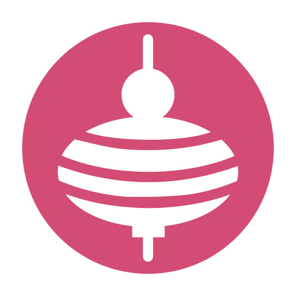 旋转，旋转顶部，玩具贴纸图标图片下载