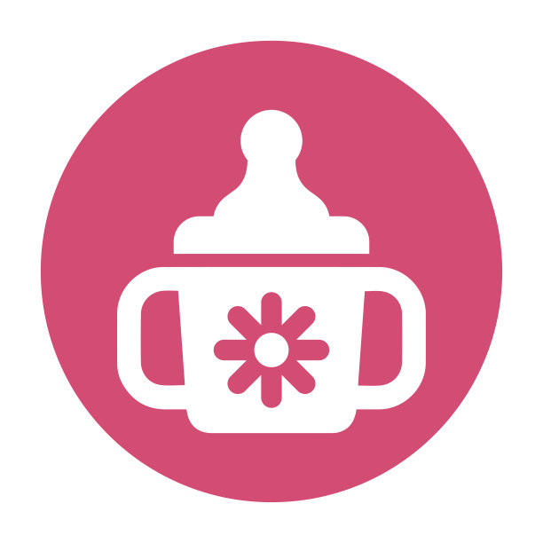 奶瓶，喂食器，奶瓶贴纸图标图片下载