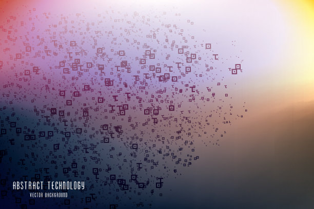 摘要技术二进制代码的背景图片下载