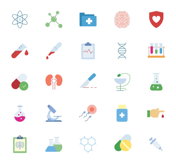 医疗图标集图片下载