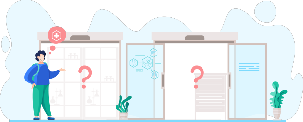 医务室里的病人，一个持怀疑态度的人站了进来图片下载