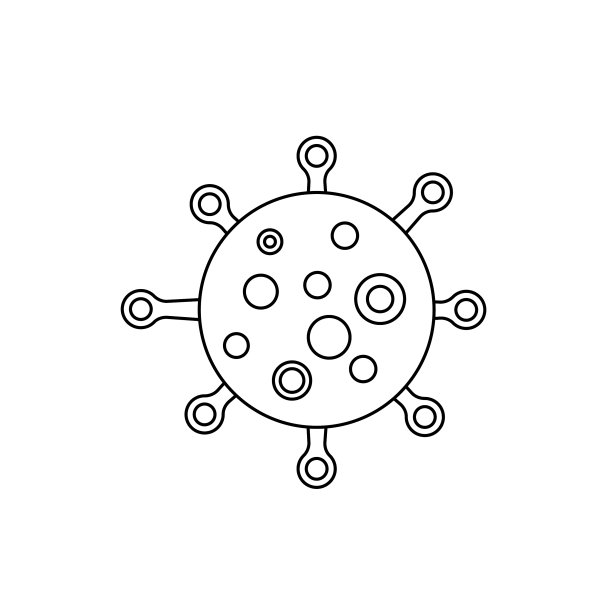 冠状病毒图标图片下载