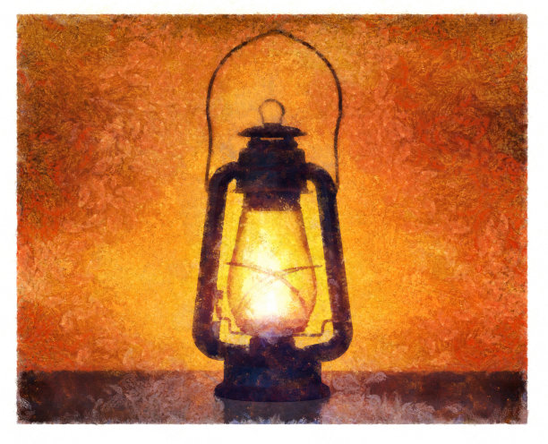 老式煤油灯-数码照片处理图片下载